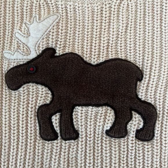 2/$22 Toddler Moose Sweater - Picture 2 of 3